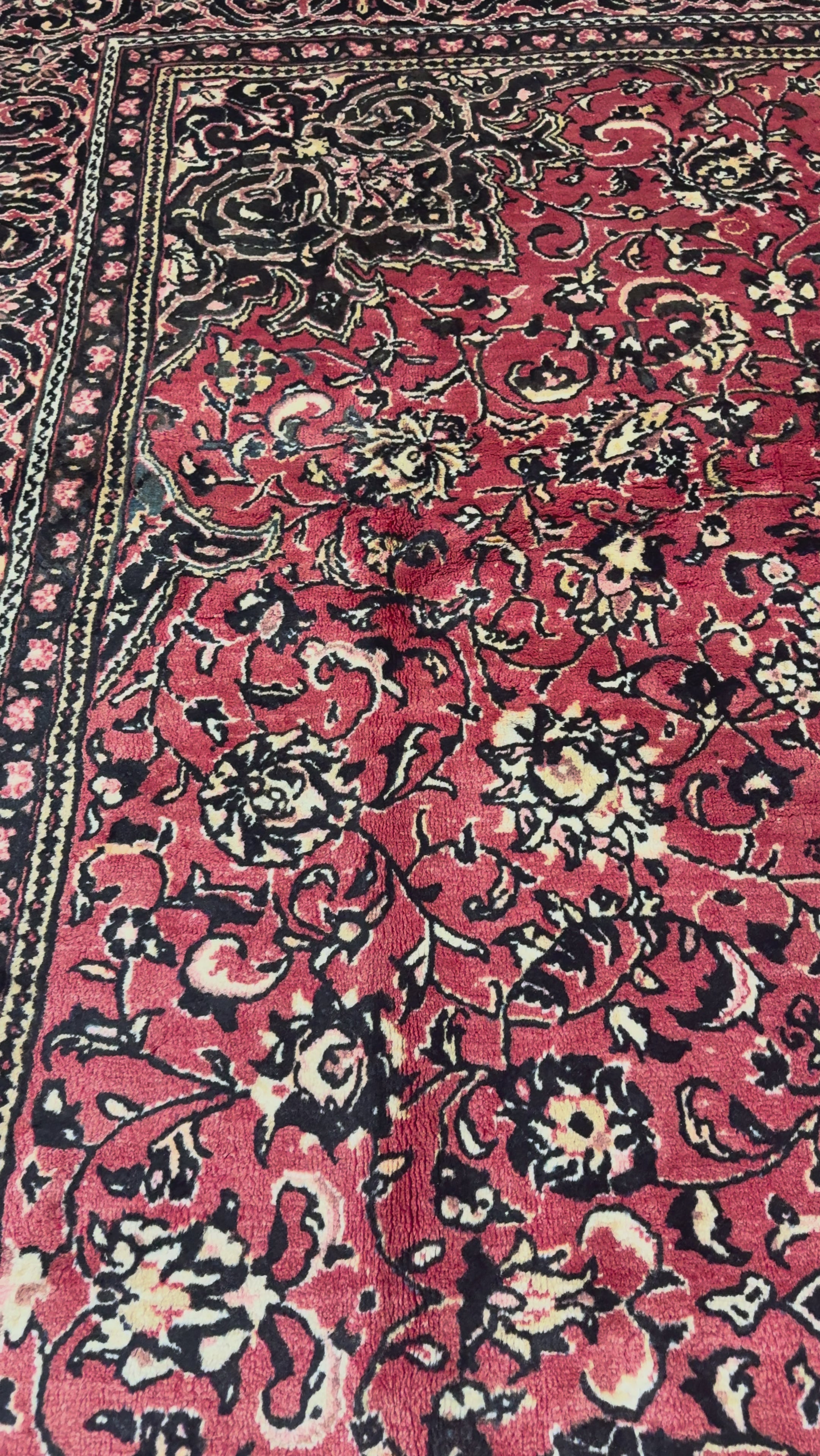 Sarough hand-knotted rug, original video 107484 IMG_6487.MOV