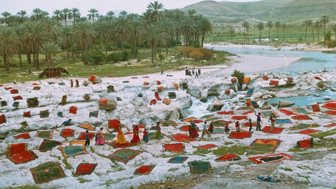 the process of making Persian Rugs