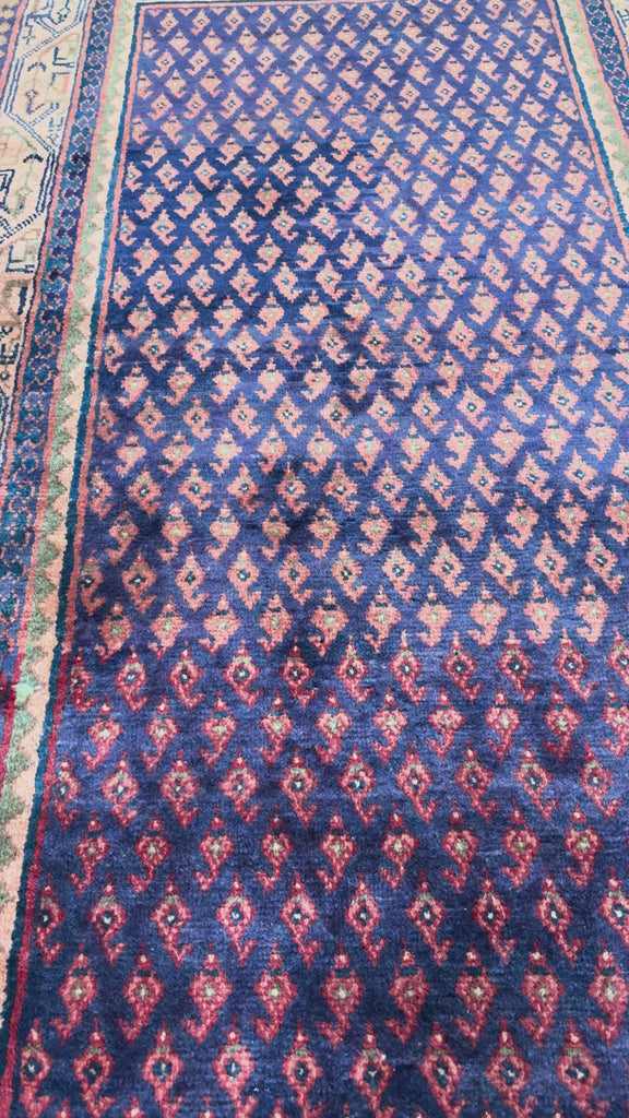 Persian Arak Boteh Mir Runner, original product video 2, hand-knotted wool pile. SKU RR 30666.