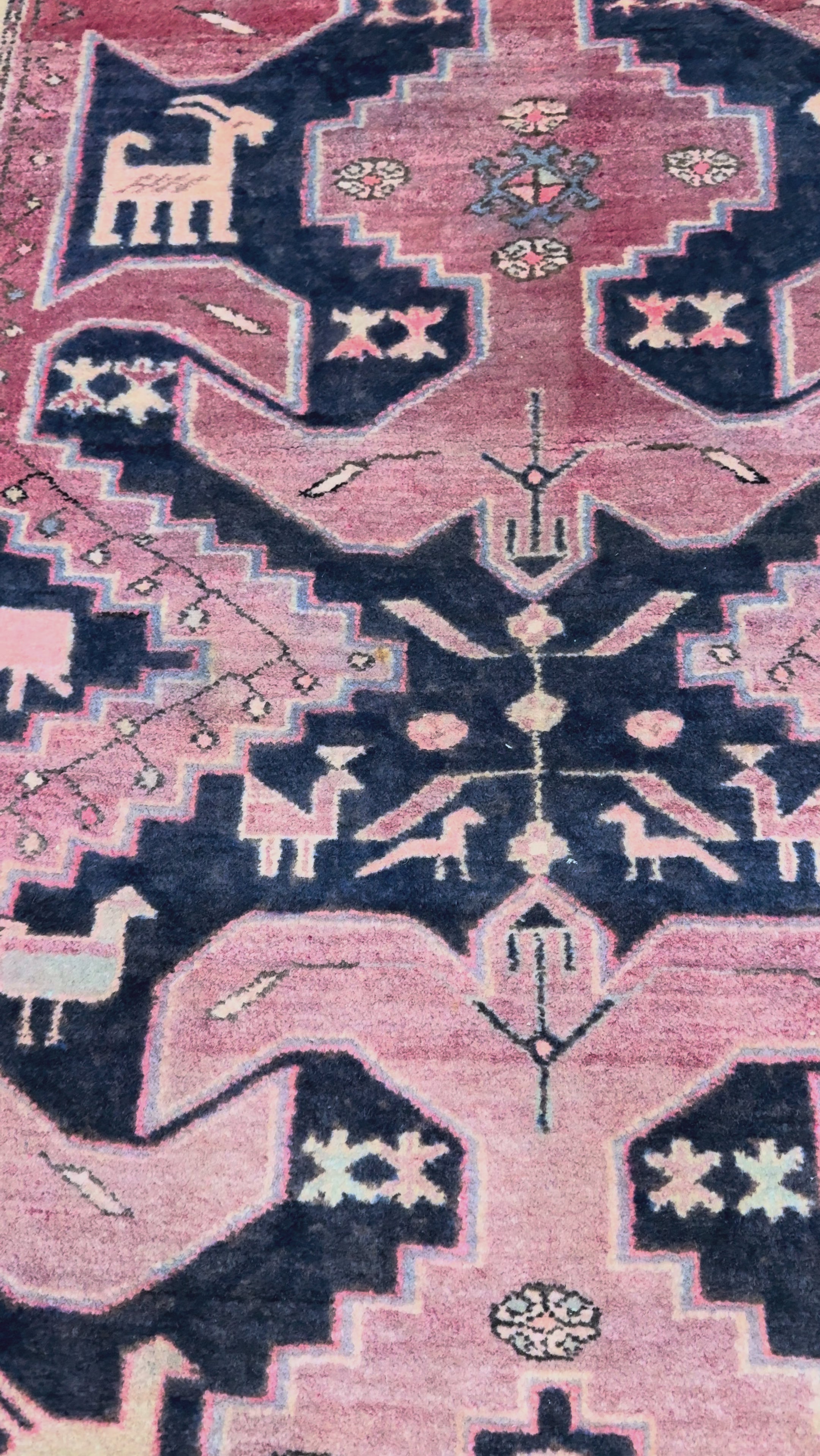 Persian Meshgin Runner, original product video 2, hand-knotted wool pile. SKU PP 101376.