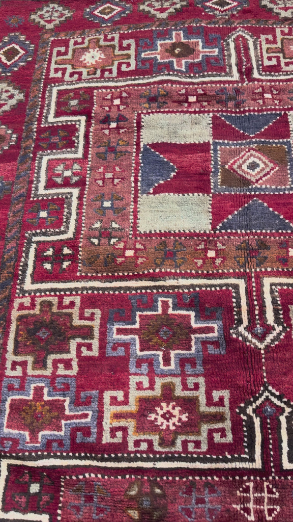 Persian Quchan Kurdish Rug, original product video 1. SKU 30811.