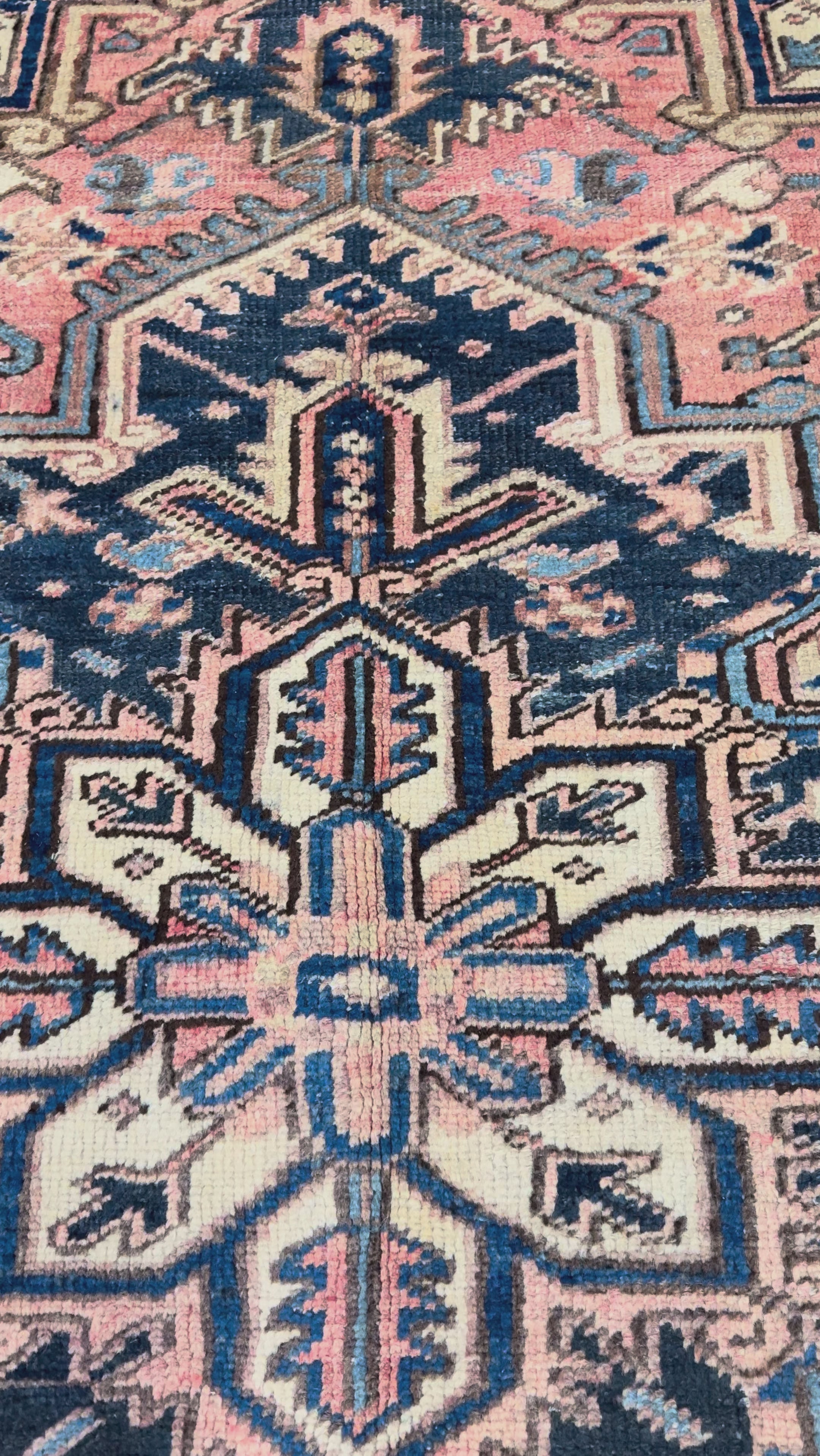 Vintage Mehravan Rug, original product video 1, hand-knotted wool pile. SKU PP 107502.