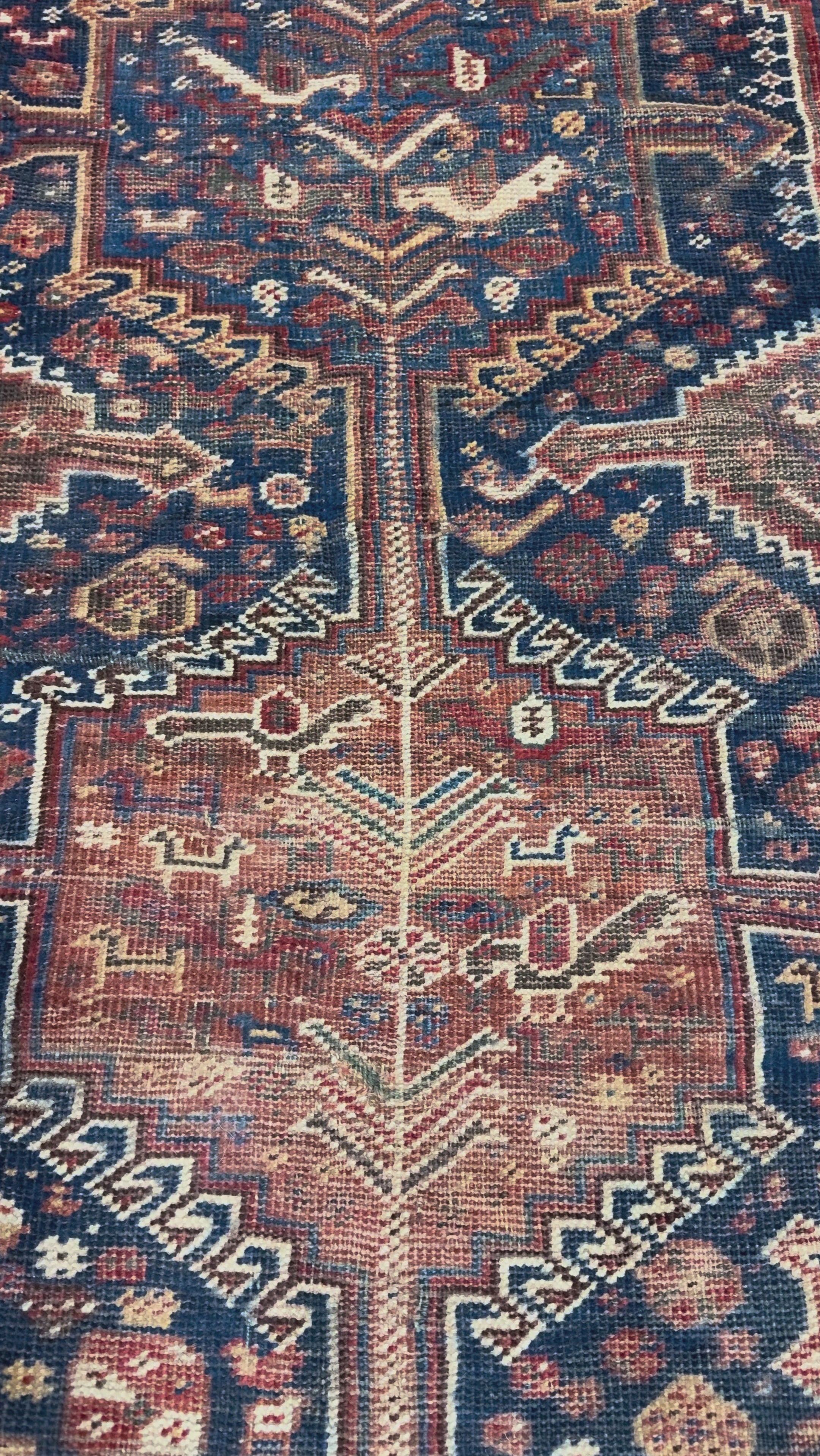 Vintage Quchan Kurdish Wool Runner. Original rug video; SKU PP 105737; source IMG_7478.
