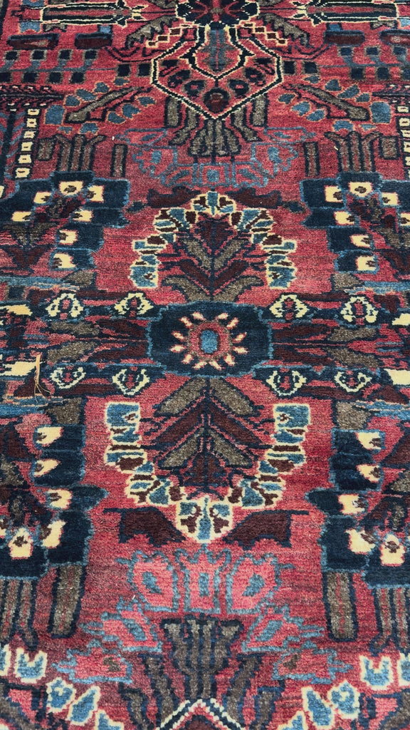 Persian Dargazin Hamadan Runner, original product video 1, hand-knotted wool pile. SKU RR 32283.