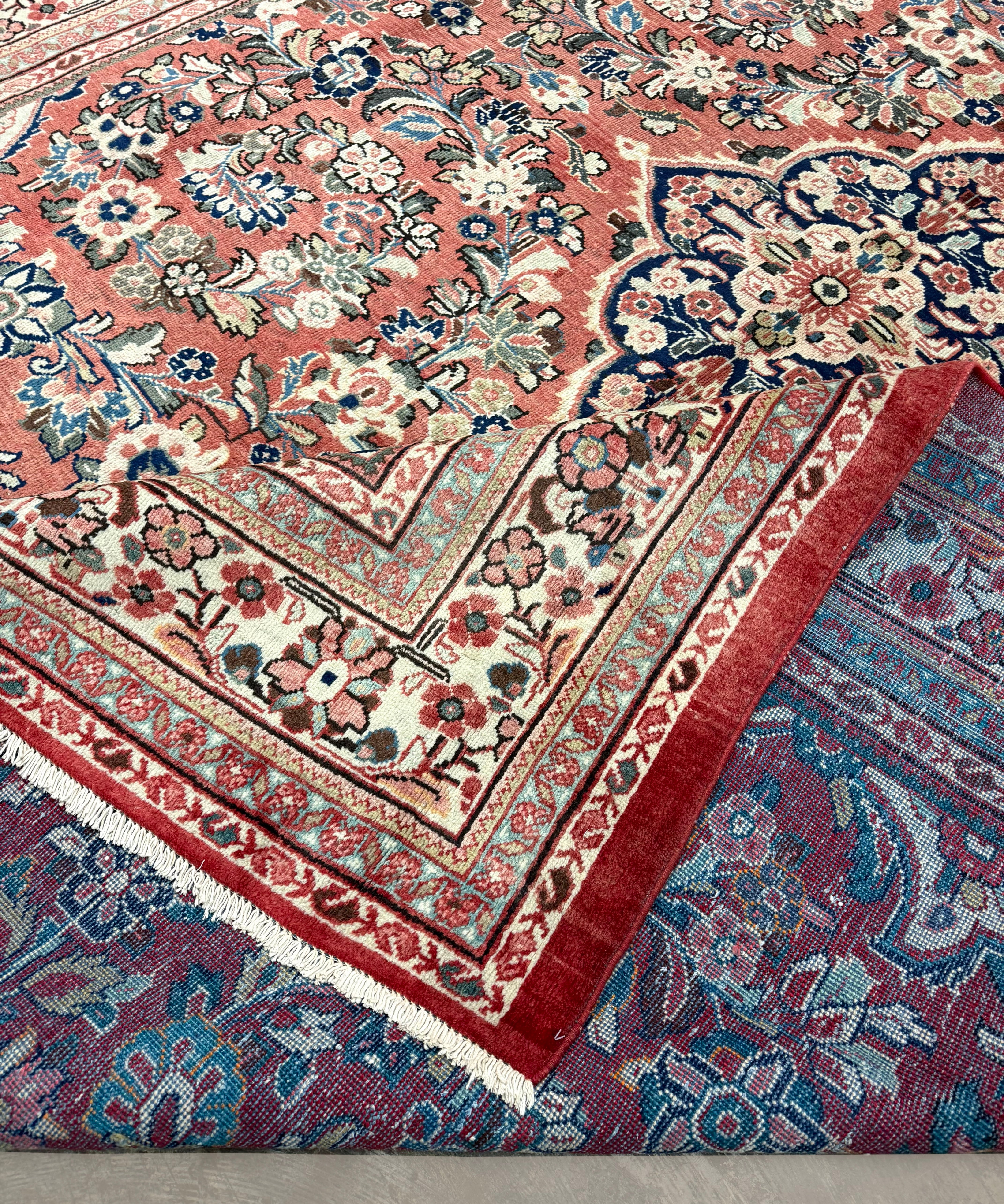PP102036 hand-knotted wool rug, product detail photograph 3.