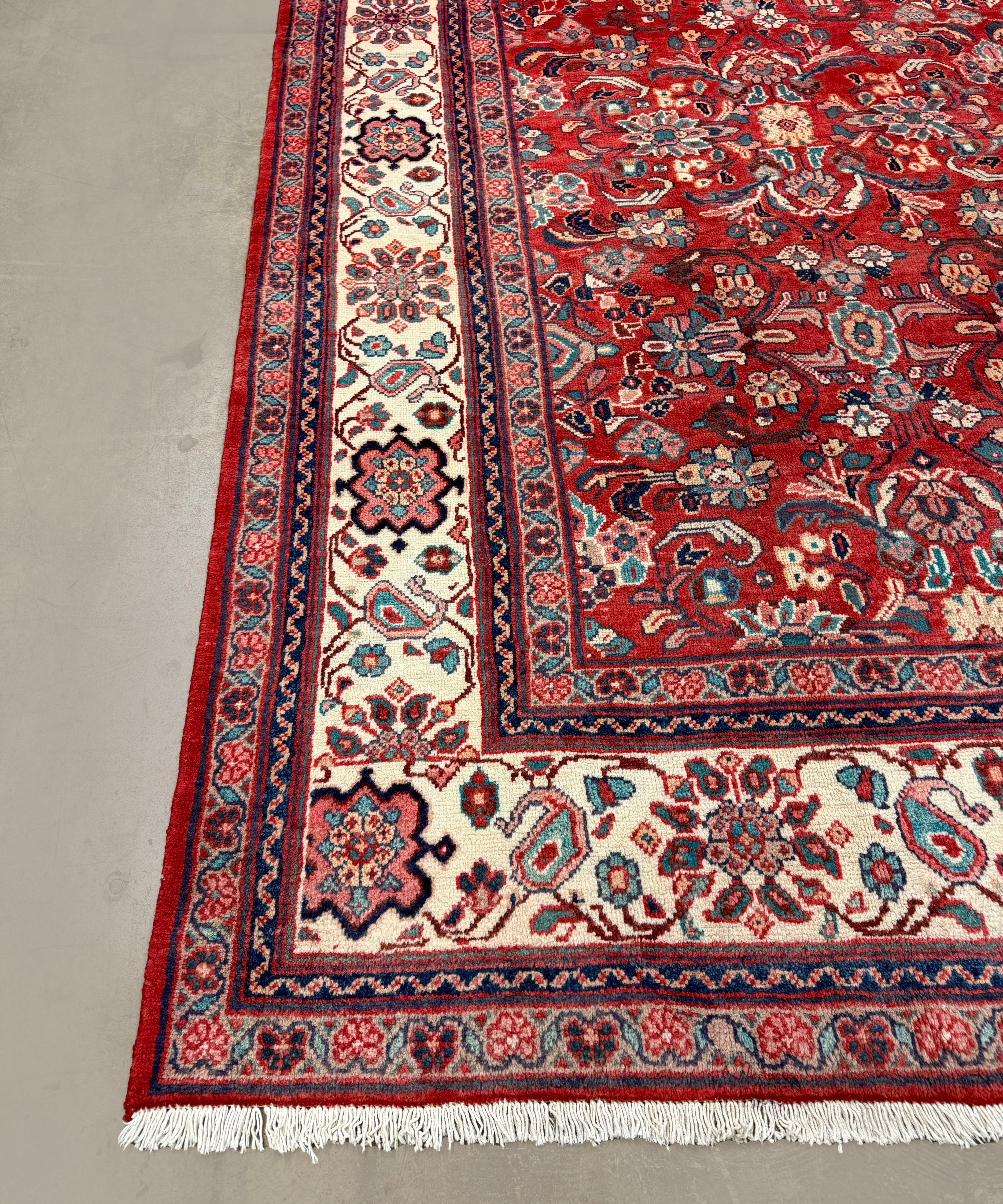 PP107486 hand-knotted wool rug, product detail photograph 3.
