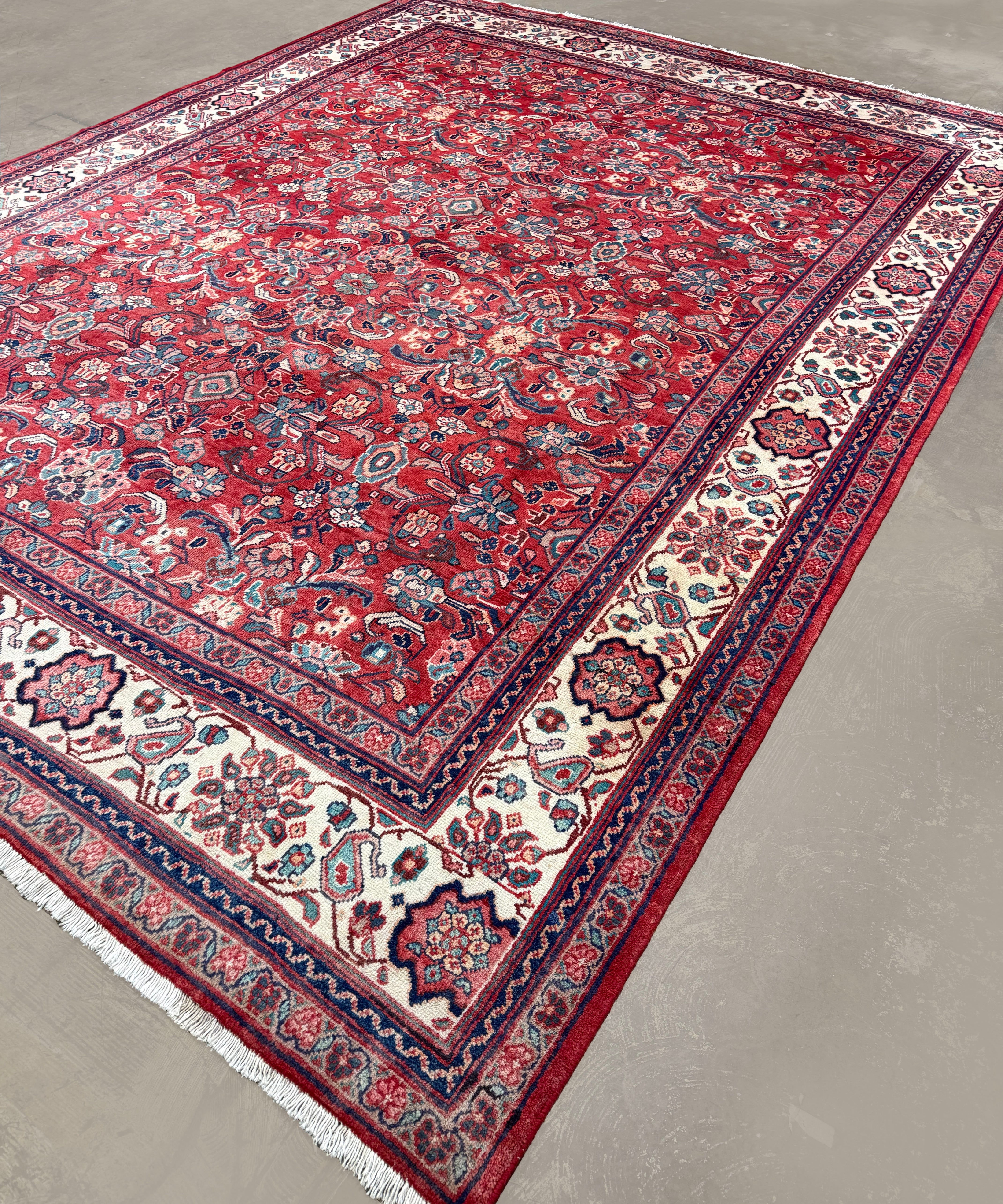 PP107486 hand-knotted wool rug, product detail photograph 2.