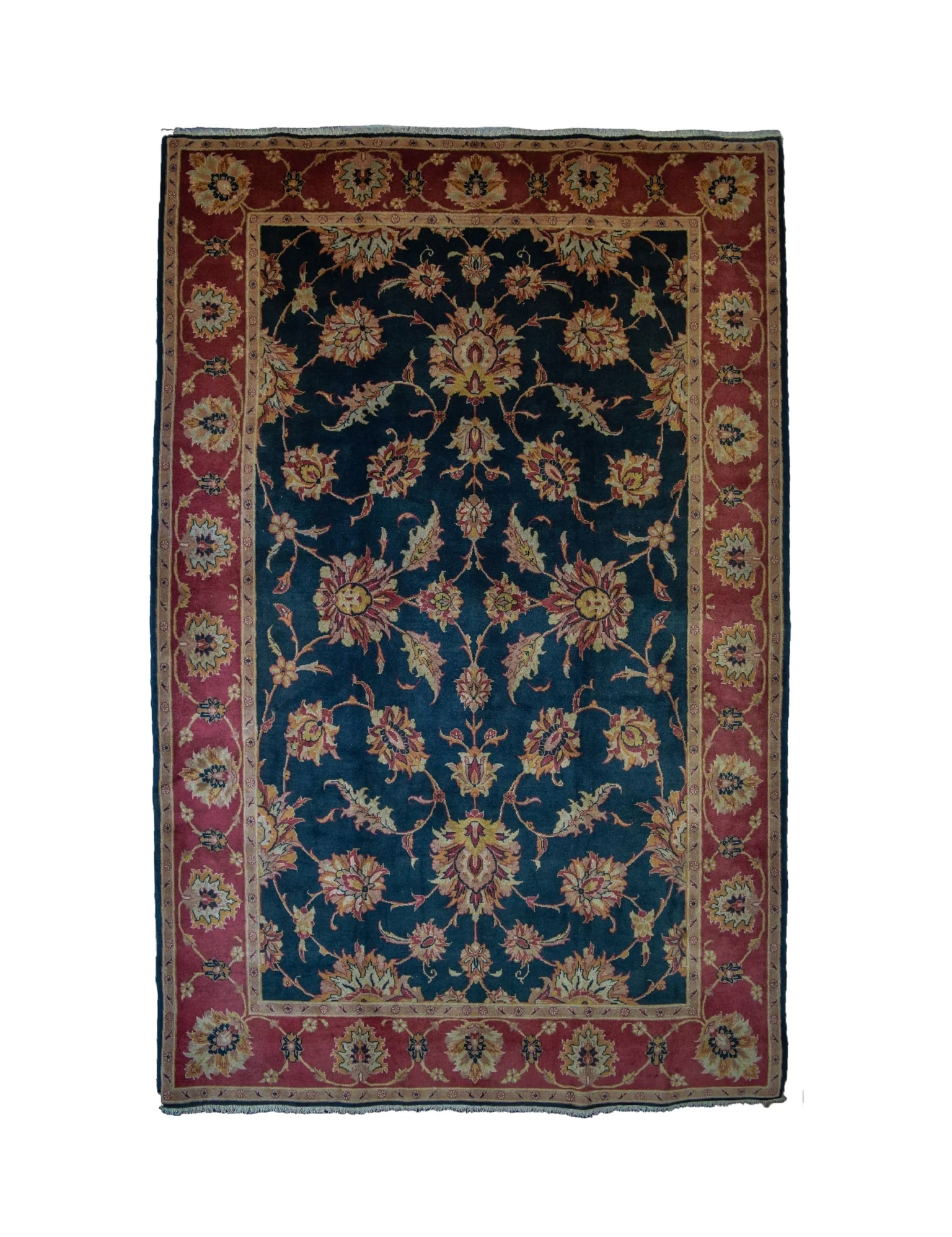 Vintage Tabriz Rug | 6' 4" x 10' 2" — full rug view