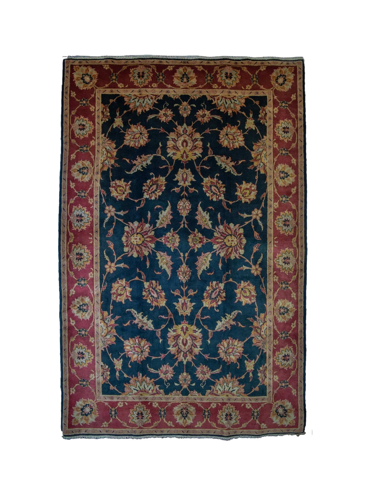Vintage Tabriz Rug | 6' 4" x 10' 2" — full rug view