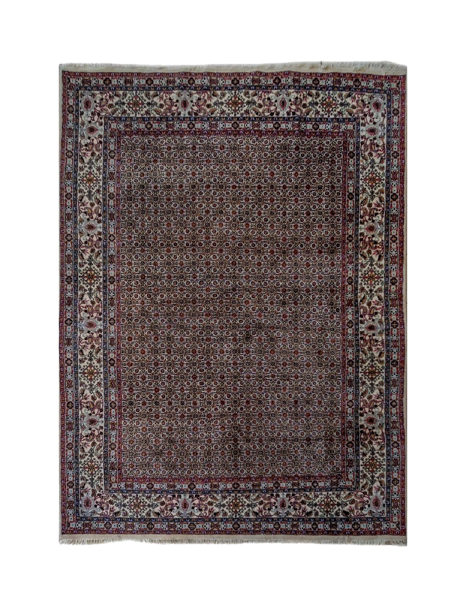 Vintage Birjand Rug | 6' 6" x 9' 8" — full rug view