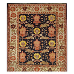 Vintage Tabriz Rug | 7' 4" x 8' 11" — cropped view