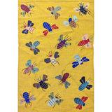 Afghan Suzani Needlework Kilim | 75 x 127 cm | Code 18075 — full rug view