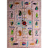 Afghan Suzani Needlework Kilim | 200 x 300 cm | Code 19041 — full rug view
