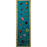 Afghan Suzani Needlework Runner | 80 x 245 cm | Code 19047 — full rug view