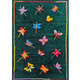 Afghan Suzani Needlework Kilim | 80 x 120 cm | Code 19072 — full rug view