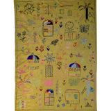 Afghan Suzani Needlework Kilim | 170 x 240 cm | Code 19106 — full rug view