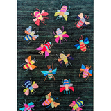Afghan Suzani Needlework Kilim | 80 x 120 cm | Code 19097 — full rug view