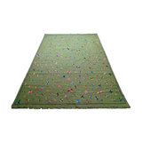 Afghan Suzani Needlework Kilim | 244 x 350 cm | Code 19110 — full rug view