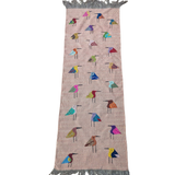 Afghan Suzani Needlework Runner | 65 x 183 cm | Code 20040 — full rug view
