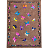 Afghan Suzani Needlework Kilim | 107 x 140 cm | Code 20042 — full rug view