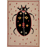 Afghan Suzani Needlework Kilim | 148 x 213 cm | Code 5 — full rug view