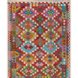 Afghan Maimana Kilim | 239 x 297 cm | Code 14412 — full rug view
