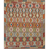 Afghan Maimana Kilim | 248 x 300 cm | Code 13886 — full rug view