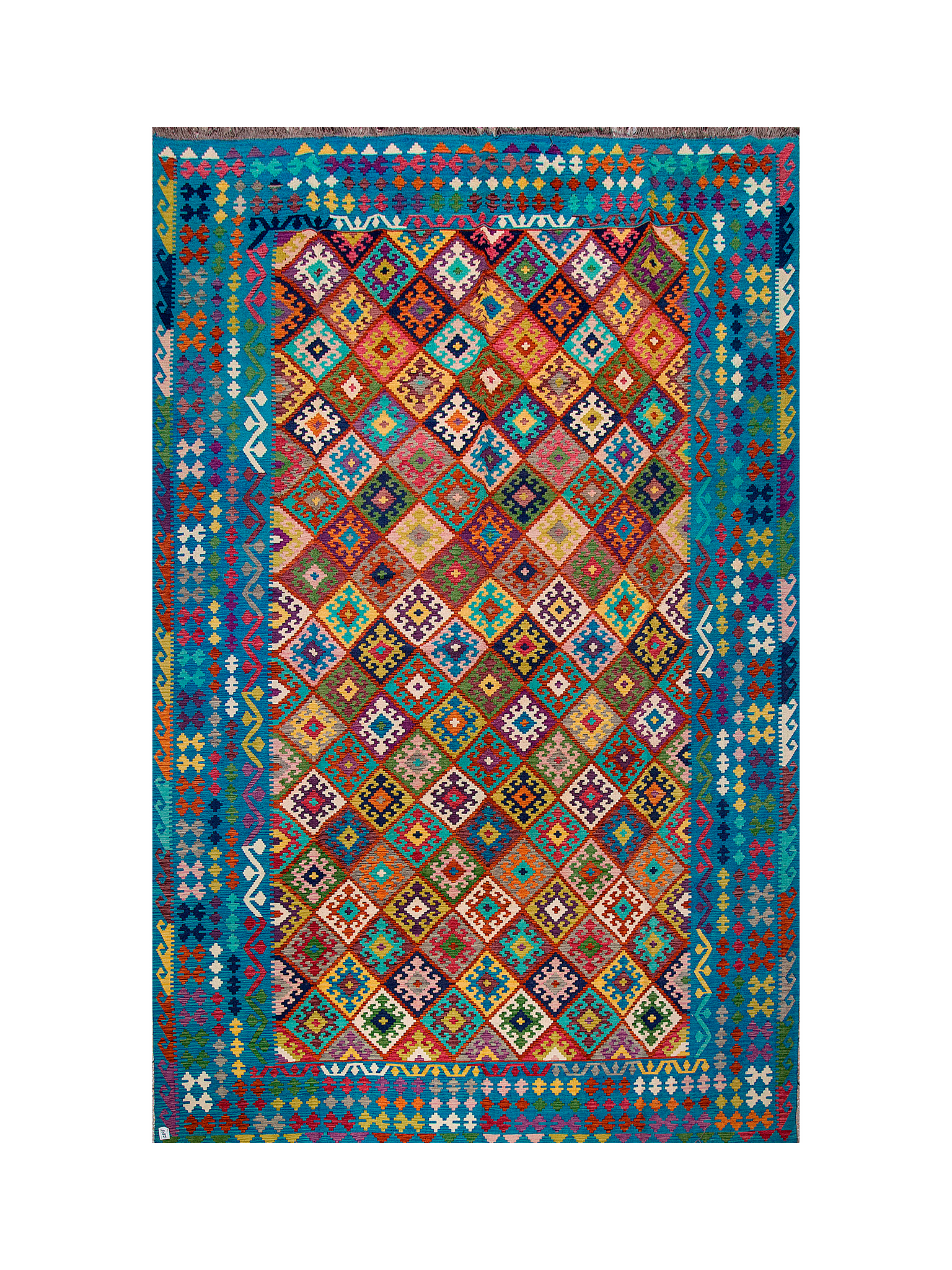 Afghan Maimana Kilim | 309 x 494 cm | Code 12898 — full rug view