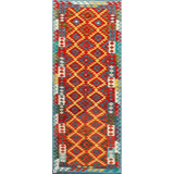 Afghan Maimana Runner | 82 x 277 cm | Code 10554 — full rug view