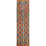 Afghan Maimana Runner | 84 x 309 cm | Code 10559 — full rug view