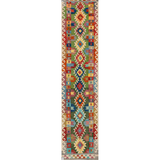Afghan Maimana Runner | 86 x 385 cm | Code 16399 — full rug view