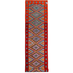 Afghan Maimana Runner | 83 x 395 cm | Code 15614 — full rug view