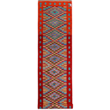 Afghan Maimana Runner | 83 x 395 cm | Code 15614 — full rug view