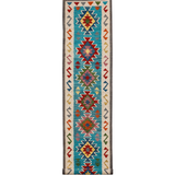 Afghan Maimana Runner | 81 x 484 cm | Code 16158 — full rug view