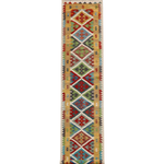Afghan Maimana Runner | 80 x 491 cm | Code 16159 — full rug view