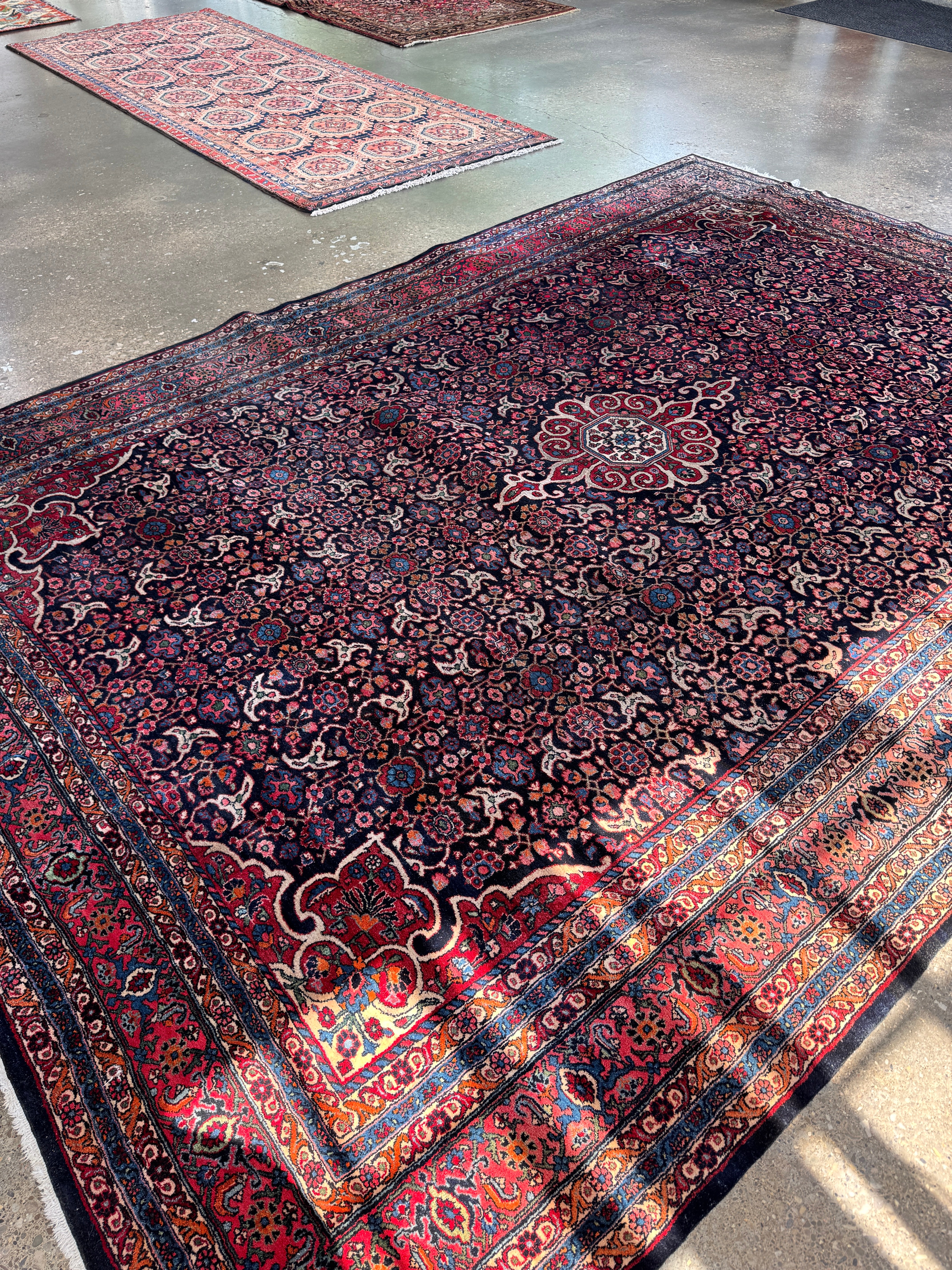 Persian Bidjar Rug. Additional original photograph showing the rug's surface, design and weave. SKU 126060019.