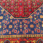 Vintage Ardabil Rug — Cornflower Blue & Ruby Mahi. Additional original photograph showing the rug's surface, design and weave. SKU 52403027.