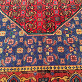 Vintage Ardabil Rug — Cornflower Blue & Ruby Mahi. Additional original photograph showing the rug's surface, design and weave. SKU 52403027.