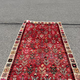 Vintage Baluch Rug — Persimmon Orchard & Ivory Border. Additional original photograph showing the rug's surface, design and weave. SKU 52507092.