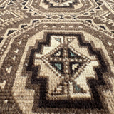 Baluch Rug — Walnut & Ivory Octagonal Motifs. Additional original photograph showing the rug's surface, design and weave. SKU 52507105.