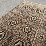 Baluch Rug — Walnut & Ivory Octagonal Motifs. Additional original photograph showing the rug's surface, design and weave. SKU 52507105.