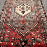 Zanjan Rug — Slate & Terracotta Nested Medallions. Additional original photograph showing the rug's surface, design and weave. SKU 52510141.