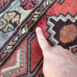 Zanjan Rug — Slate & Terracotta Nested Medallions. Additional original photograph showing the rug's surface, design and weave. SKU 52510141.