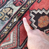 Zanjan Rug — Slate & Terracotta Nested Medallions. Additional original photograph showing the rug's surface, design and weave. SKU 52510141.