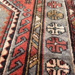 Zanjan Rug — Slate & Terracotta Nested Medallions. Additional original photograph showing the rug's surface, design and weave. SKU 52510141.