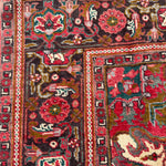 Heriz Rug — Soft Brick Red & Ivory Medallion. Additional original photograph showing the rug's surface, design and weave. SKU 52510146.
