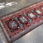 Semi-antique Caucasian Runner Rug | 3' 5" x 8' 10" - Rug the Rock -