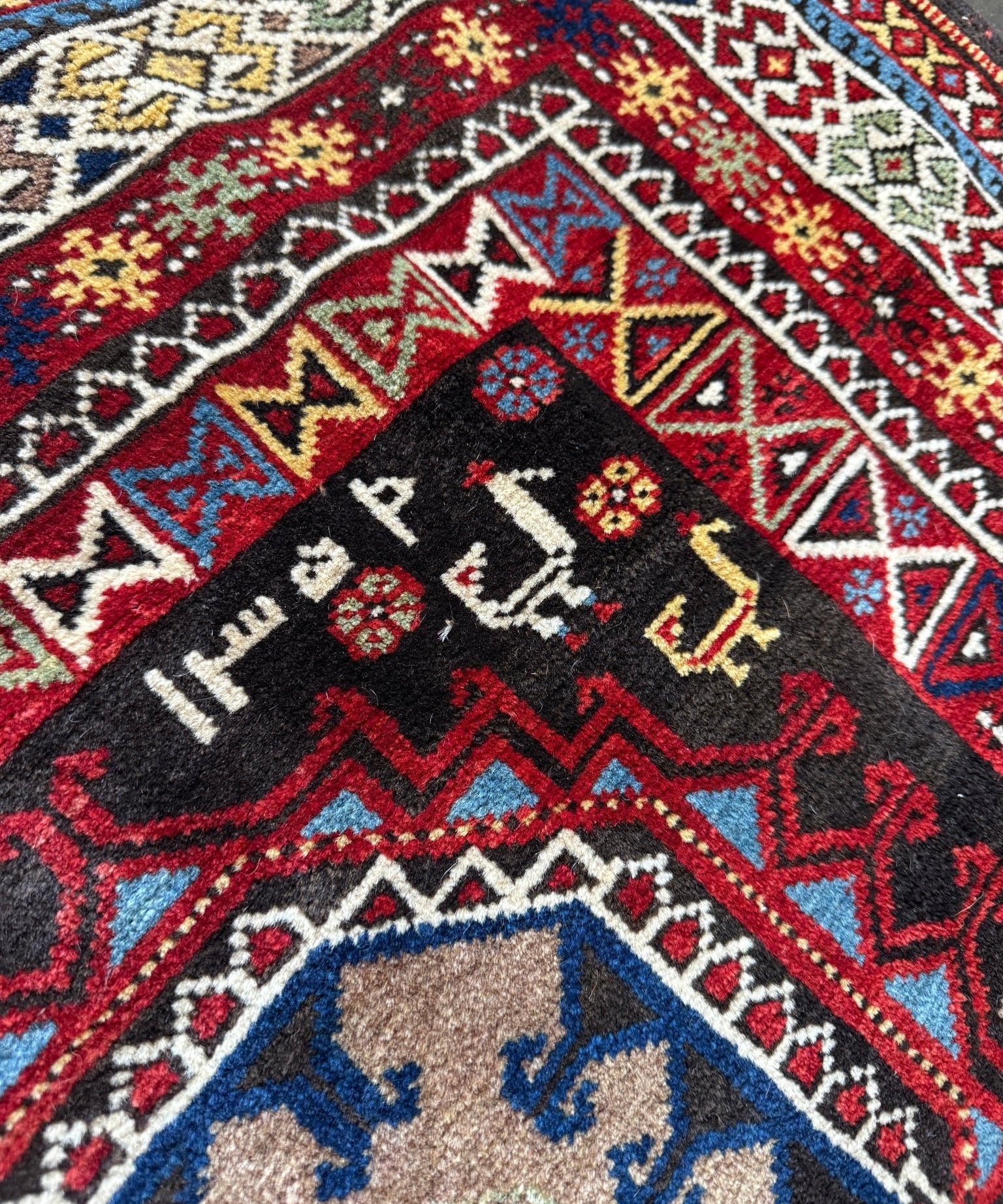 Semi-antique Caucasian Runner Rug | 3' 5" x 8' 10" - Rug the Rock -