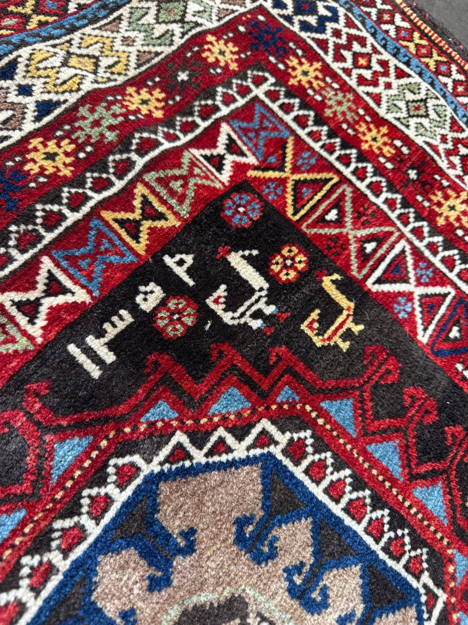 Semi-antique Caucasian Runner Rug | 3' 5" x 8' 10" - Rug the Rock -