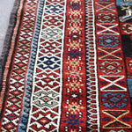 Semi-antique Caucasian Runner Rug | 3' 5" x 8' 10" - Rug the Rock -